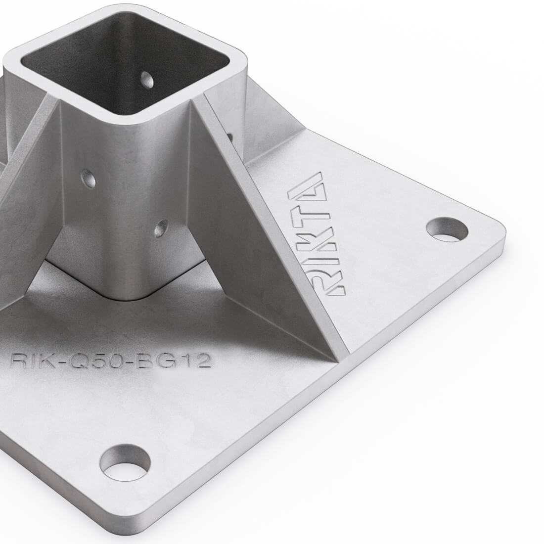 RIK-Q50-G12 Gusseted Base Plate CU